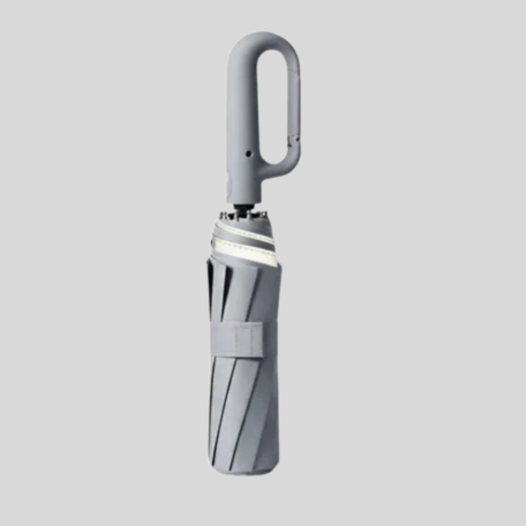 Solidny parasol automatyczny składany w kolorze zielonym. Odporny na wiatr i deszcz, unisex.