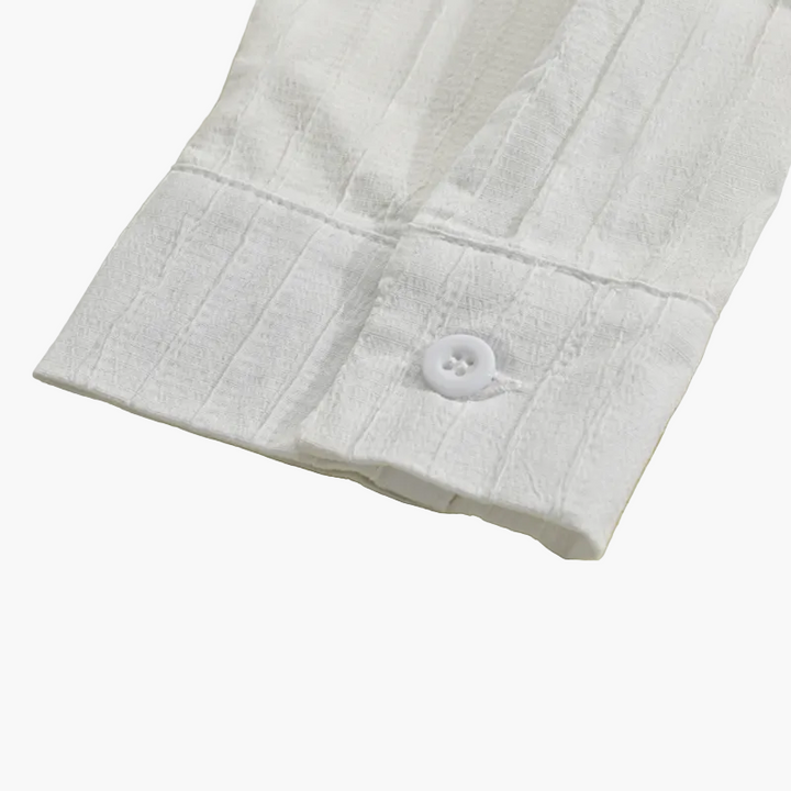 Elegancka męska koszula w paski, slim fit, na długi rękaw. Idealna do biura i na wieczorne wyjścia.