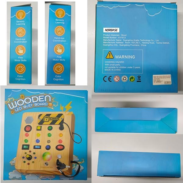 Drewniana tablica Montessori muzyczna, interaktywna zabawka sensoryczna. Idealna do nauki przez zabawę dla roczniaka.