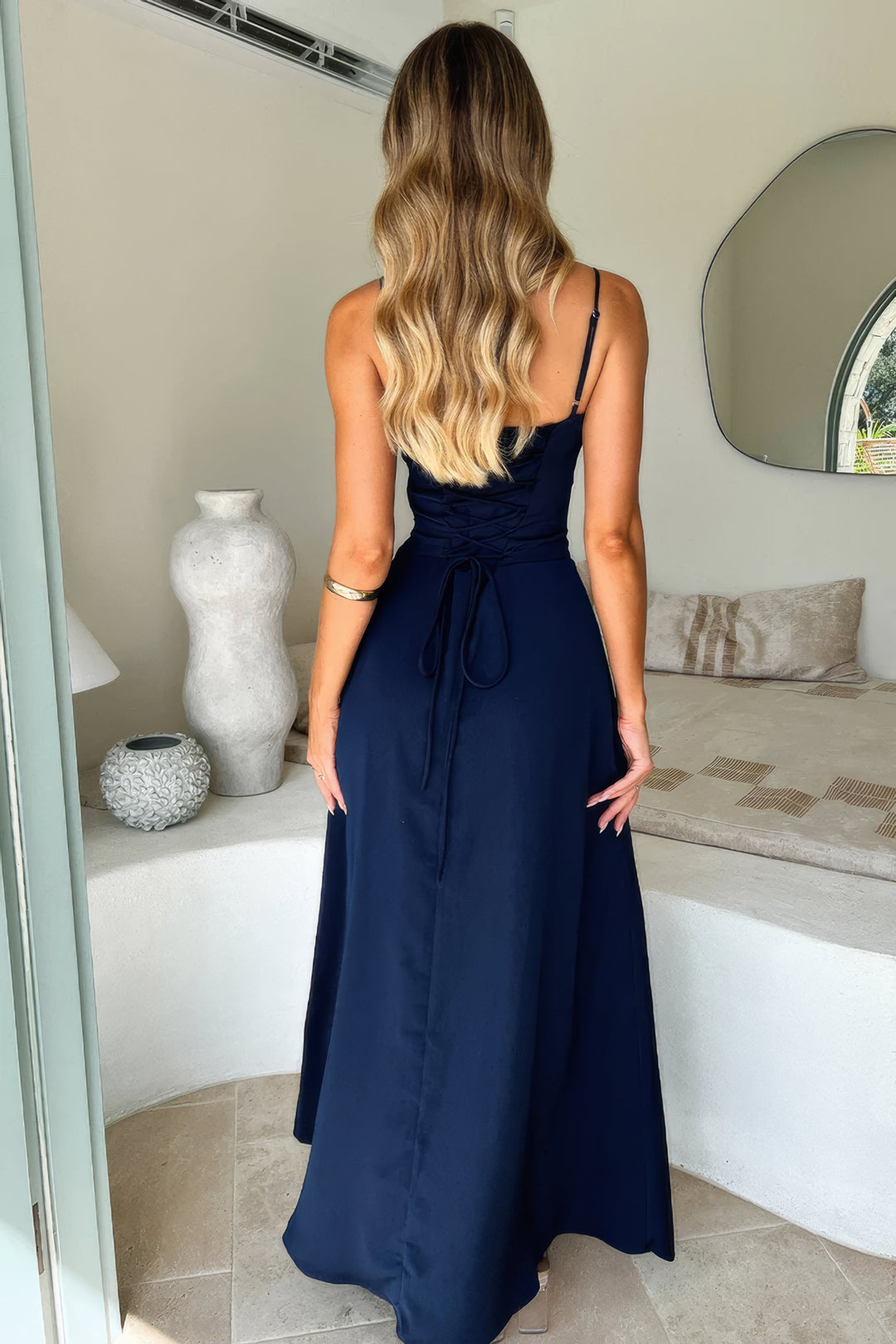 Damska sukienka maxi, letnia, elegancka. Zwiewna sukienka na co dzień, w stylu boho, na lato.