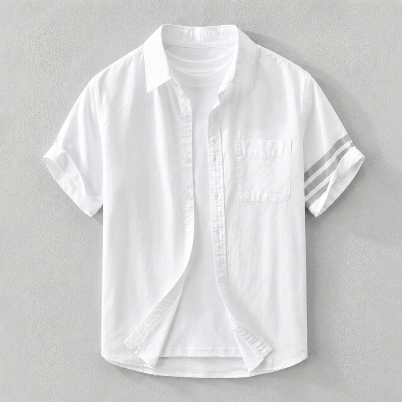 Elegancka koszula męska slim fit Oxford w stylu smart casual. Komfortowa i modna na co dzień.