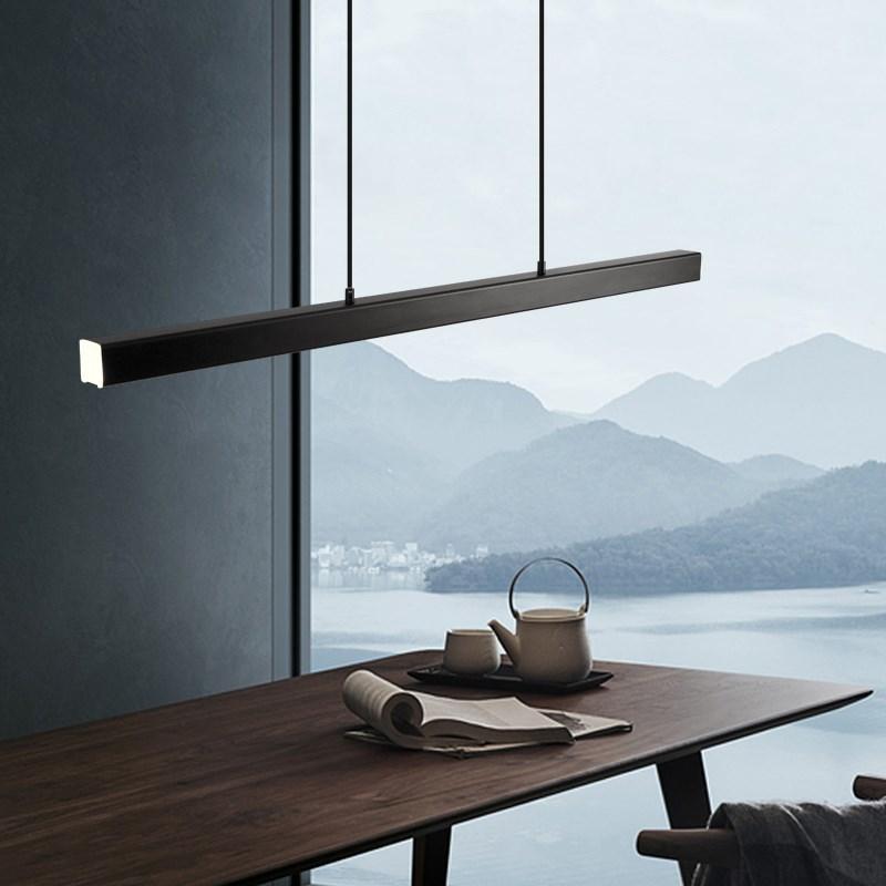 Designerska lampa sufitowa LED z metalu i akrylu, oświetlenie do domu.
