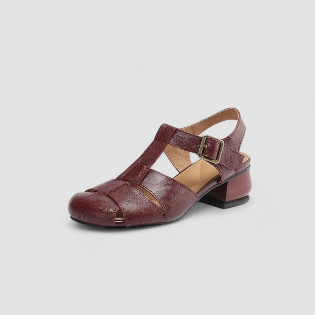 Komfortowe czarne damskie buty Mary Jane z paskiem, niski obcas. Idealne do pracy i na co dzień.