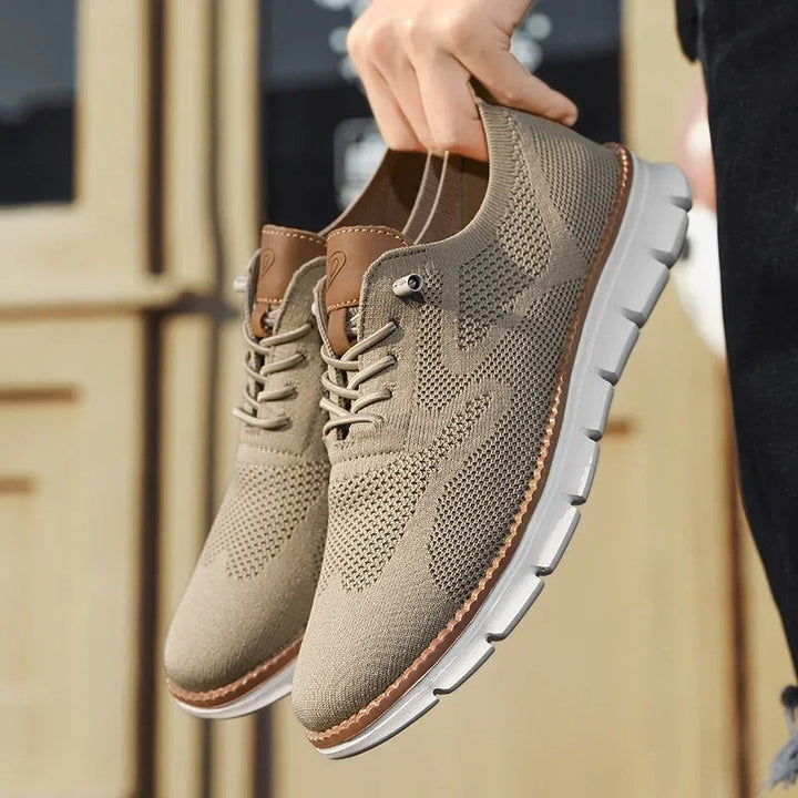 Męskie buty klasyczne, oddychające i eleganckie, doskonałe na co dzień. Komfortowe obuwie biznesowe.
