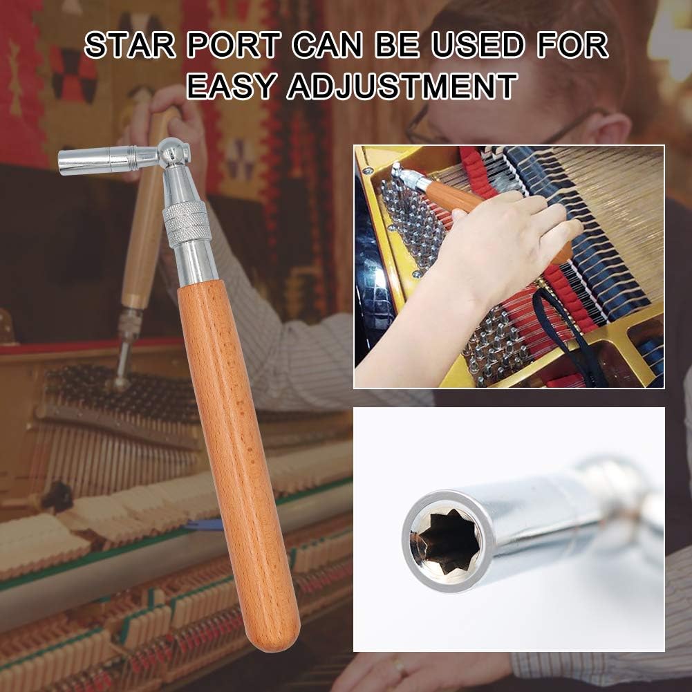 Zestaw narzędzi muzycznych Arvena do strojenia i regulacji pianin oraz fortepianów, w etui.