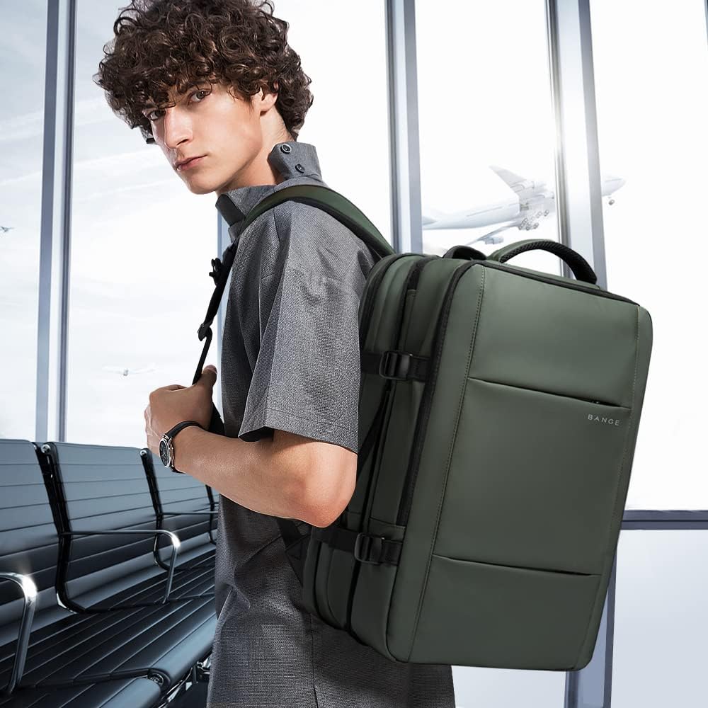 Unisex plecak podróżny 26-45L, rozszerzalny, wodoodporny, z miejscem na laptopa. Idealny do podróży.