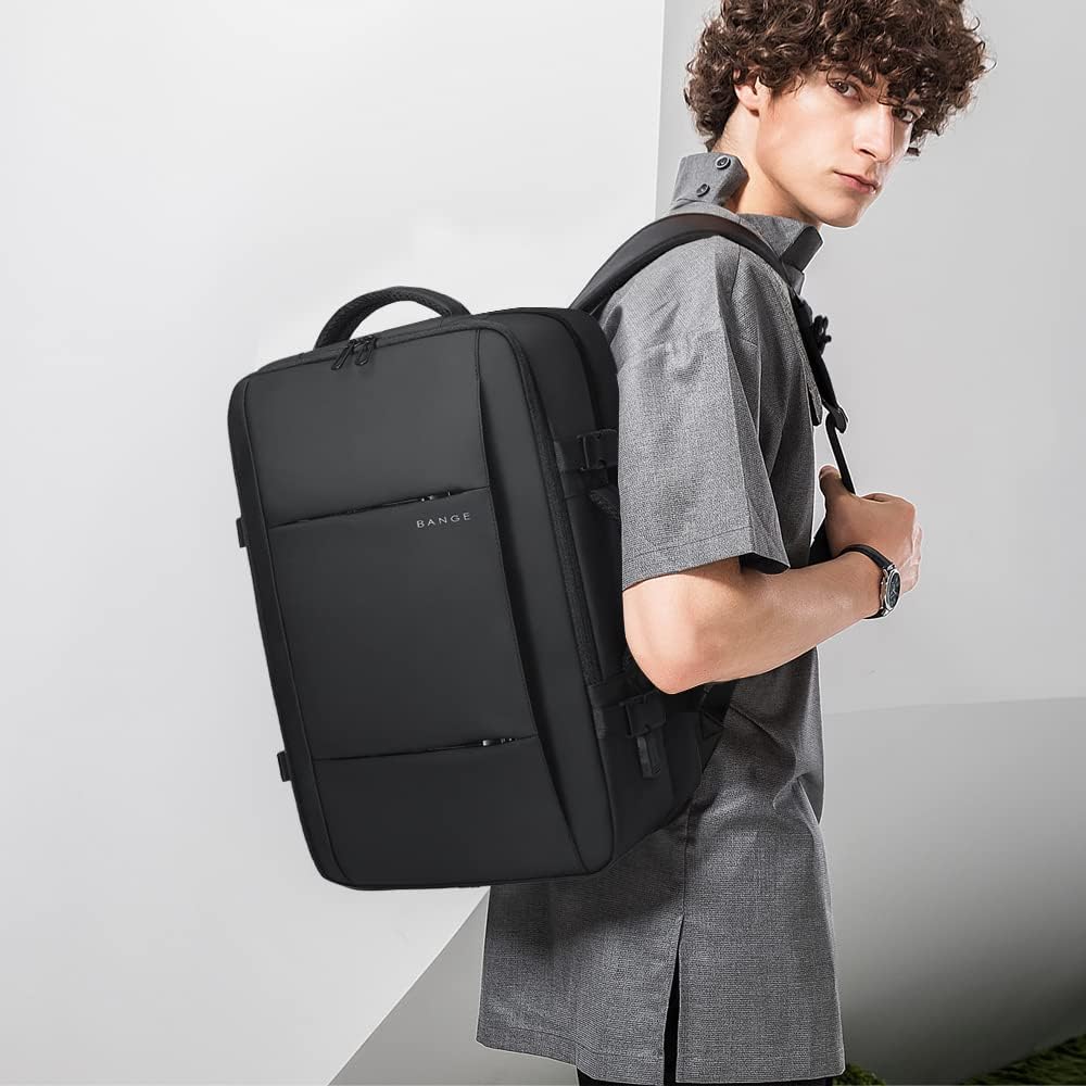 Uniwersalny plecak rozszerzalny 26-45L, wodoodporny, z dedykowaną komorą na laptopa, unisex.