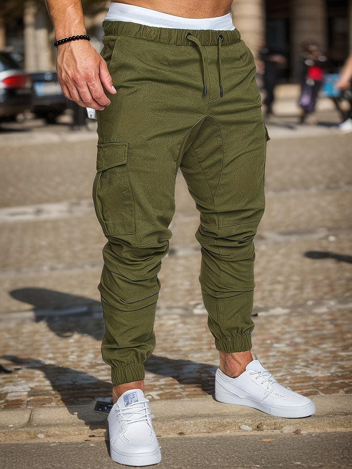 Uniwersalne męskie spodnie jogger cargo. Komfortowe i stylowe, idealne na każdą okazję casualową i streetwear.