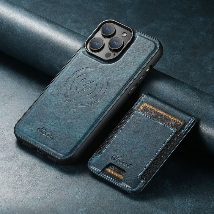 Ochronne skórzane etui na telefon iPhone, skutecznie zabezpieczające przed upadkami, zarysowaniami i brudem.