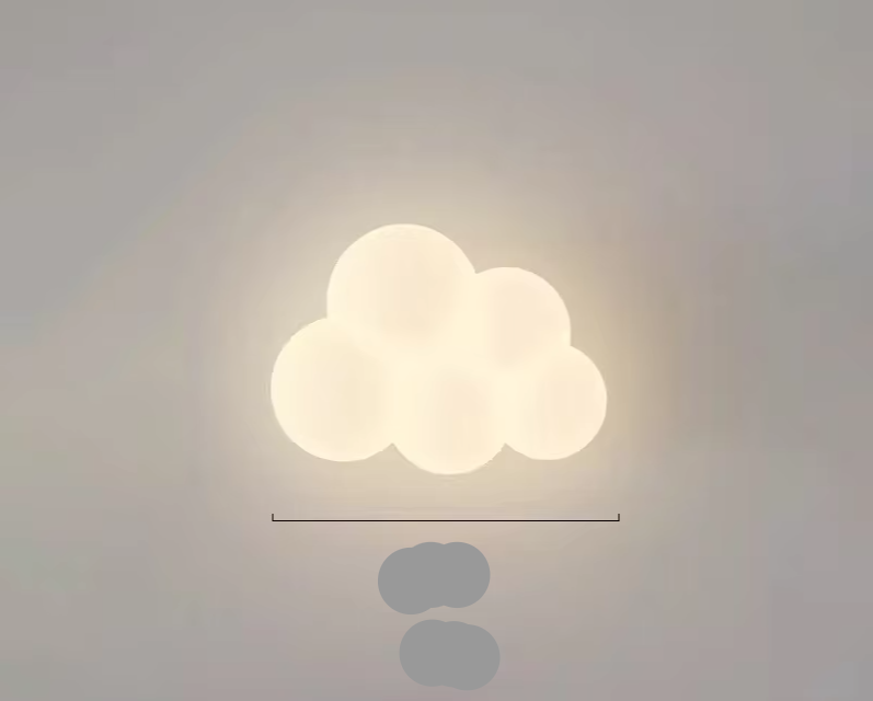 Urocza biała lampa ścienna LED, motyw zwierzęcy. Dekoracja i oświetlenie dziecięce, magiczny blask w pokoju dziecka.
