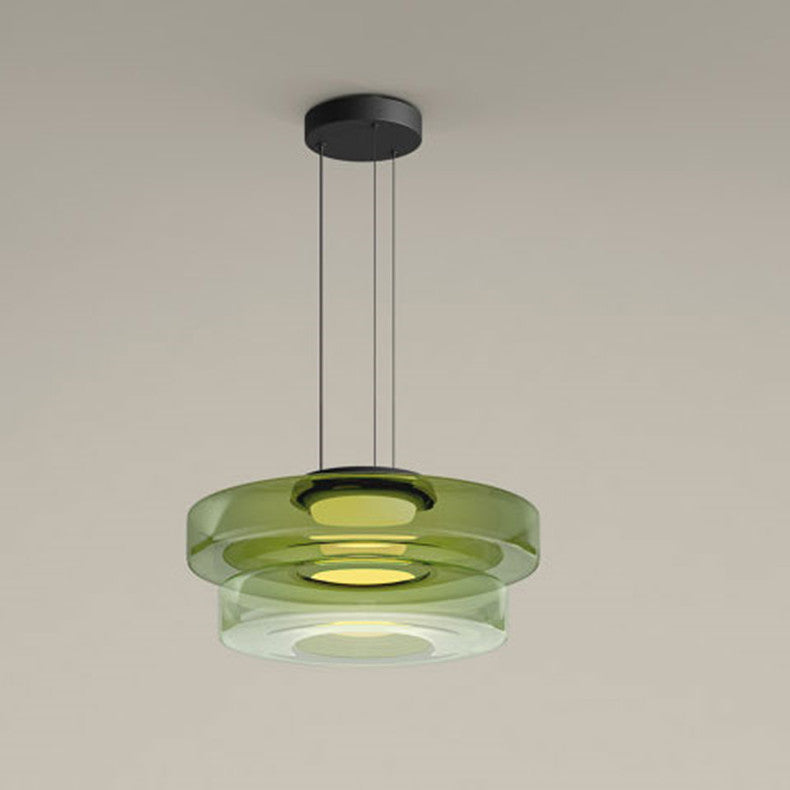 Oświetlenie sufitowe Bauhaus, szara lampa szklana, designerski dodatek do wnętrza.
