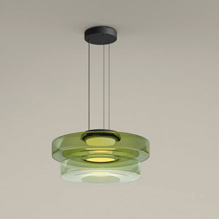 Oświetlenie sufitowe Bauhaus, szara lampa szklana, designerski dodatek do wnętrza.