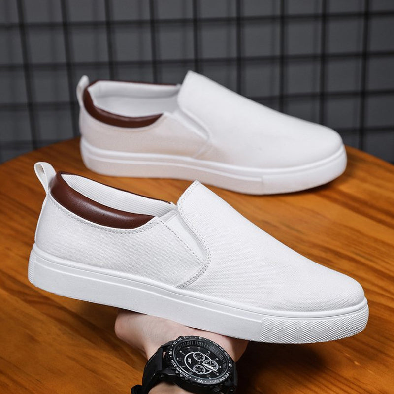 Męskie buty slip-on Lennard, wygodne, lekkie sneakersy casual na lato. Komfortowe obuwie na co dzień.