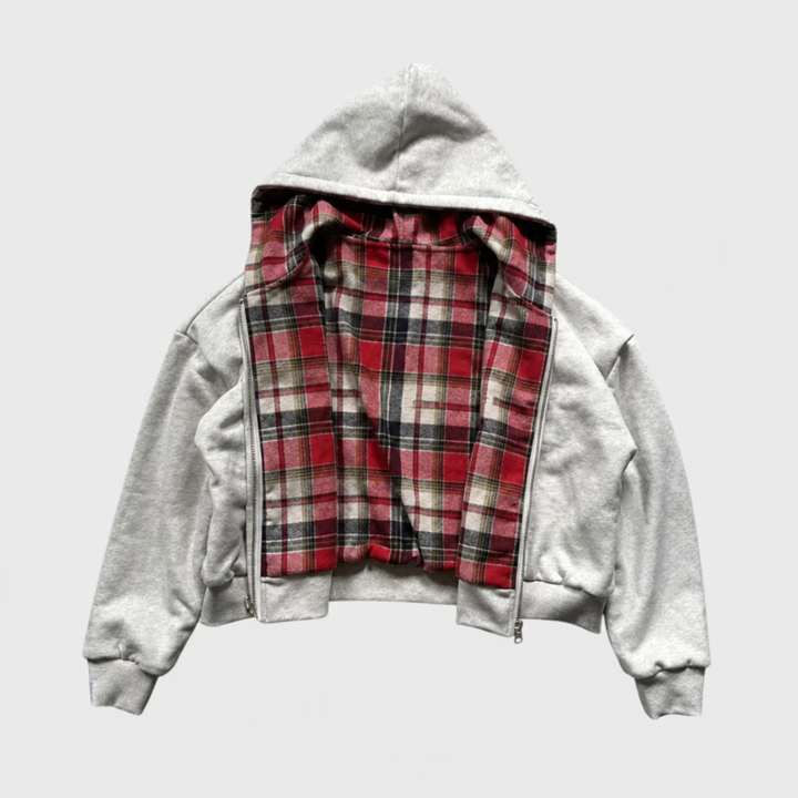 Trendy bluza oversize z kapturem, dwustronna i unisex. Idealna dla miłośników mody i stylu streetwear.