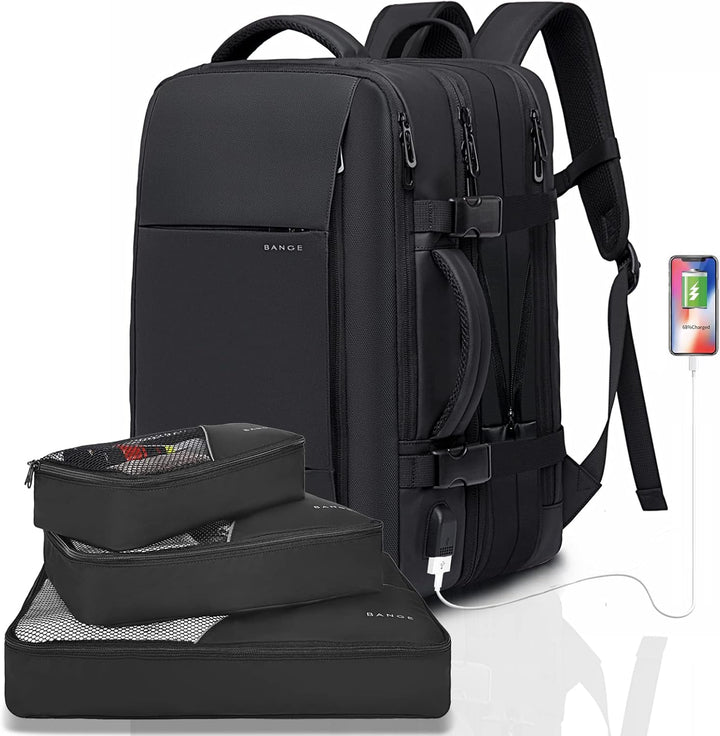 Uniwersalny plecak unisex 26-45L, wodoodporny, z przegrodą na laptopa, idealny na codzienne dojazdy.