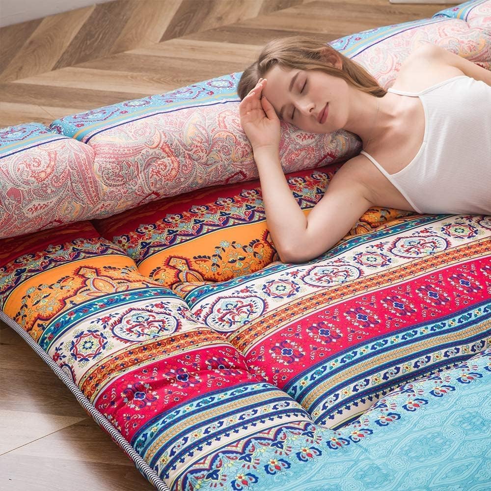 Futon Arivon, materac japoński, składany, z pianką pamięciową, wysoki komfort.
