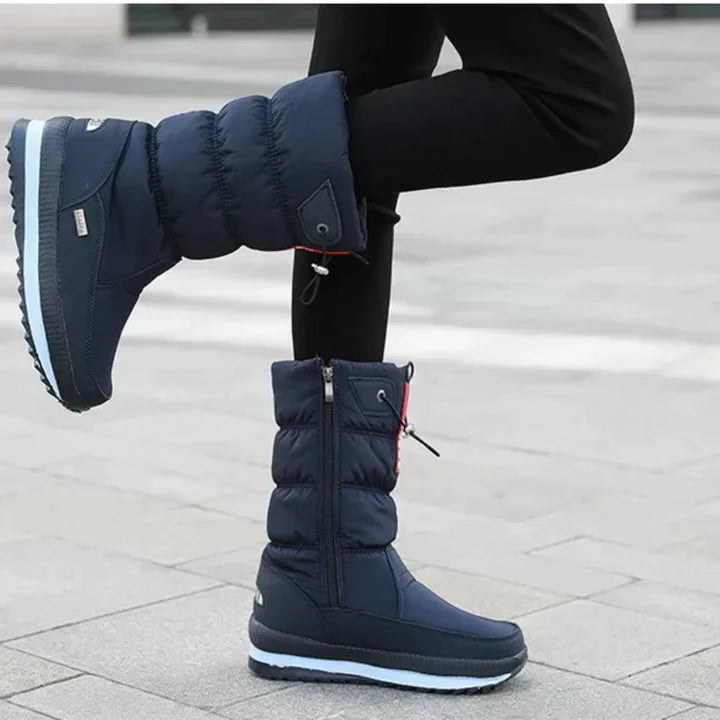 Modne damskie buty zimowe, luksusowe śniegowce zapewniające styl i komfort na mrozy.