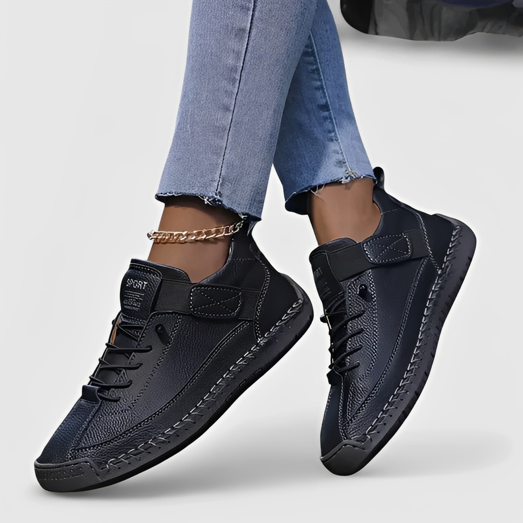 Modne damskie sneakersy, idealne na co dzień, zapewniające komfort i styl, lekkie obuwie sportowe.
