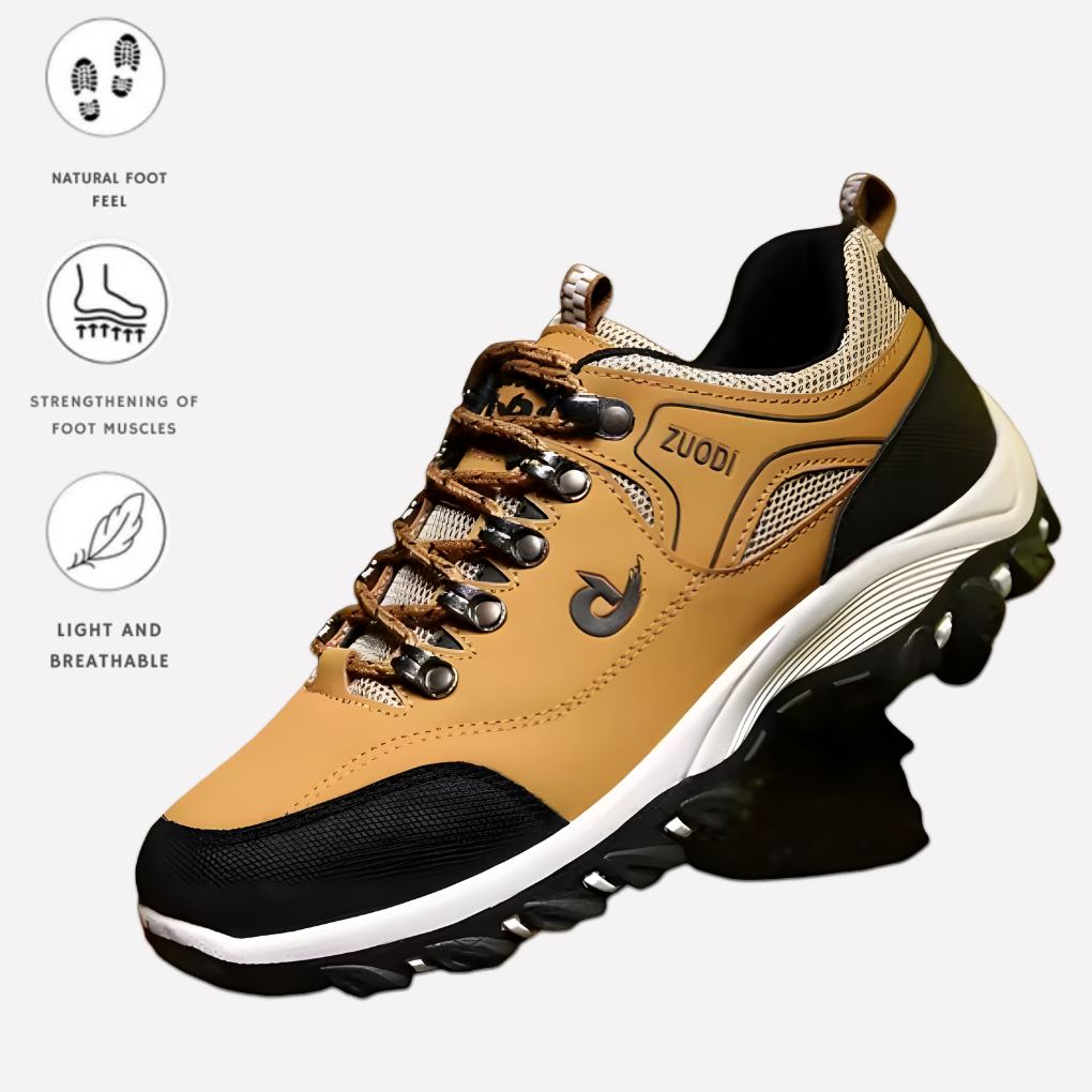 Uniwersalne wodoodporne buty unisex z ergonomicznym wsparciem, idealne na co dzień. Antypoślizgowa podeszwa.