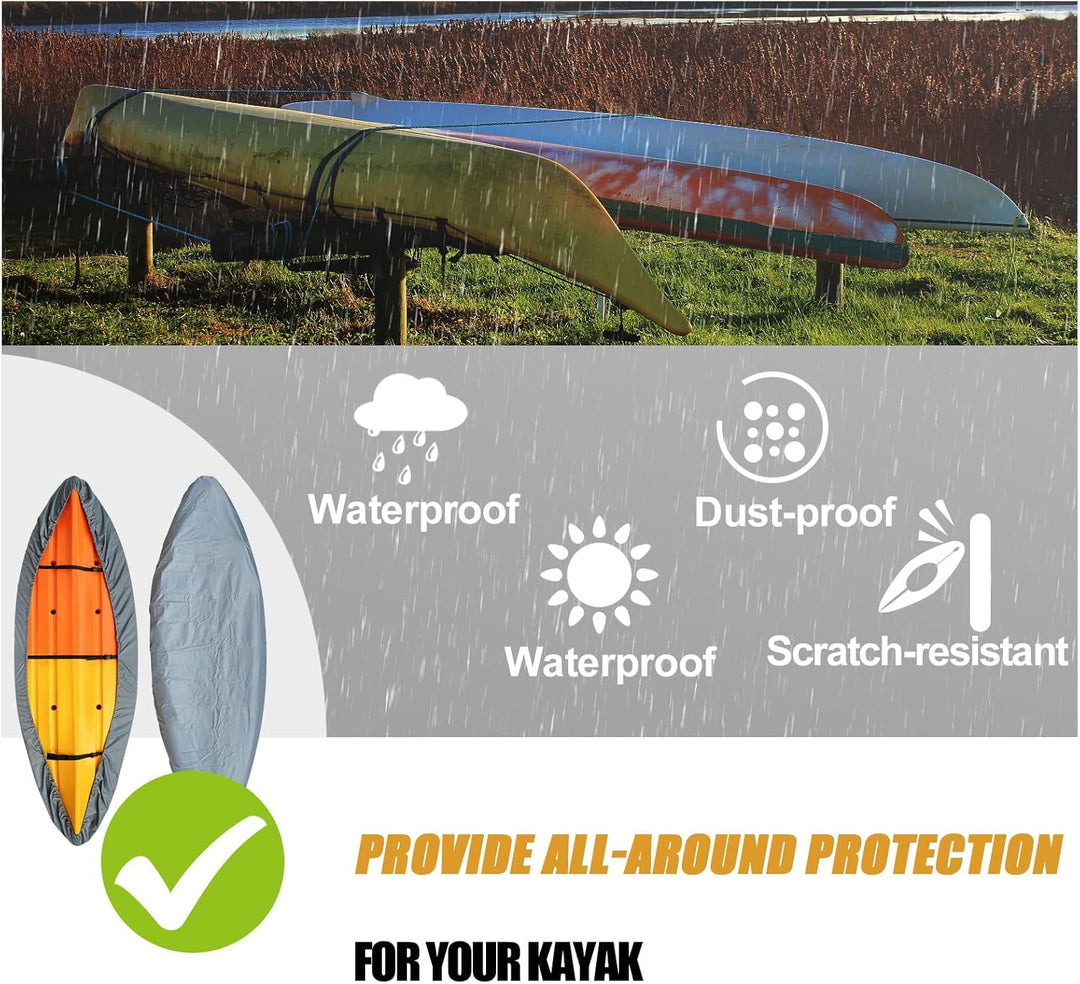 Pokrowiec Marivor na kajak, uniwersalny. Chroni sprzęt wodny przed UV i wilgocią, z regulowanymi paskami.