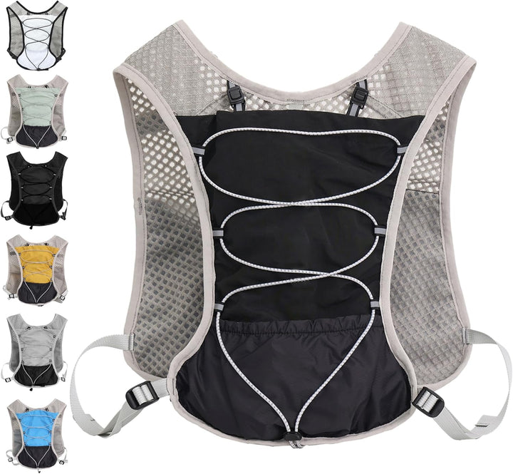 Kamizelka sportowa unisex z hydracją 2L. Na bieganie, turystykę i aktywność fizyczną.