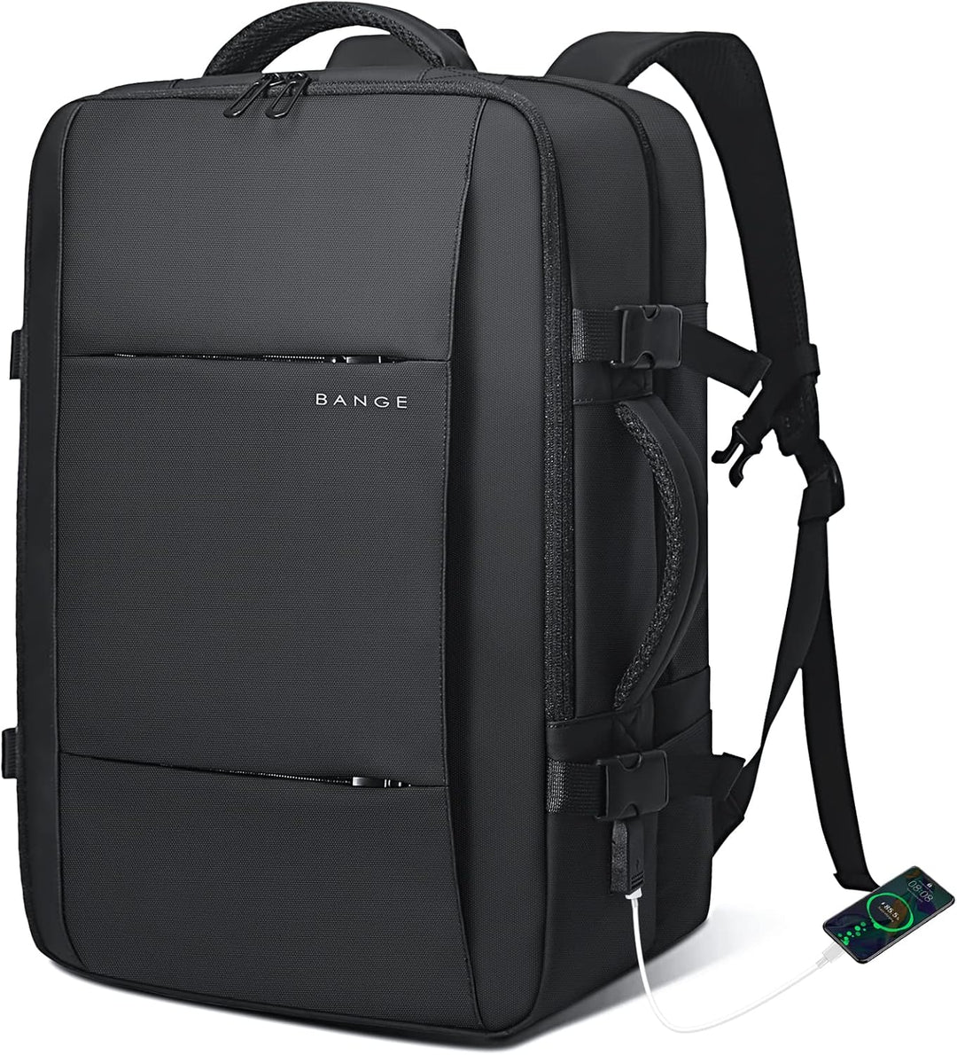 Unisex plecak miejski 26-45L, wodoodporny, z przegrodą na laptopa, wygodny i praktyczny na co dzień.