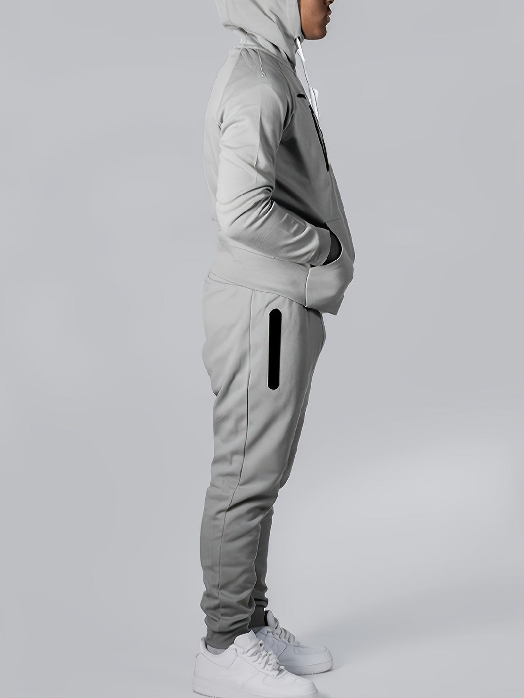 Stylowy męski dres casual Ruben. Komplet dresowy z bluzą i spodniami dresowymi. Modna odzież męska.