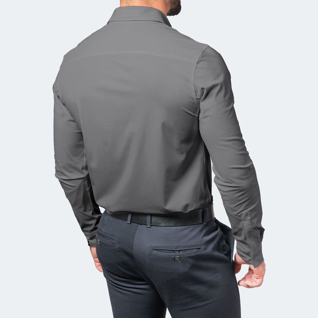 Męska koszula biznesowa stretch, elegancka i komfortowa. Dostępna w różnych kolorach, bez prasowania.
