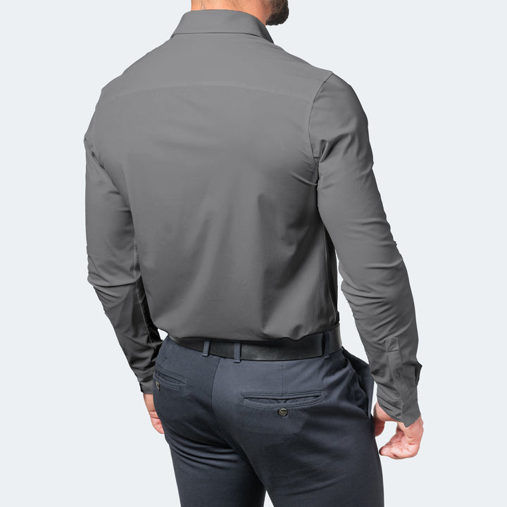 Męska koszula biznesowa stretch, elegancka i komfortowa. Dostępna w różnych kolorach, bez prasowania.
