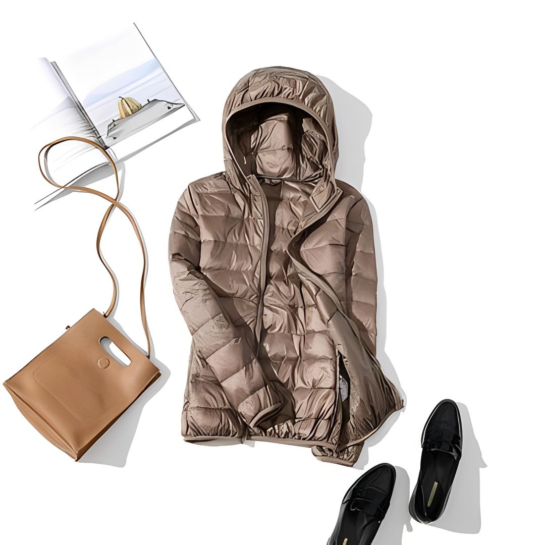 Nowoczesna damska kurtka przejściowa. Stylowy design, idealna do modnych, casualowych outfitów.