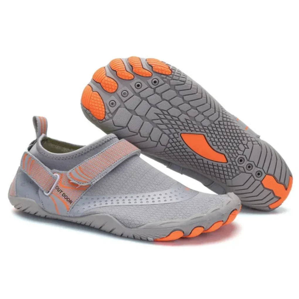 Sportowe męskie buty do wody barefoot. Elastyczne, neoprenowe, na plażę, pływanie i wszelkie aktywności wodne.