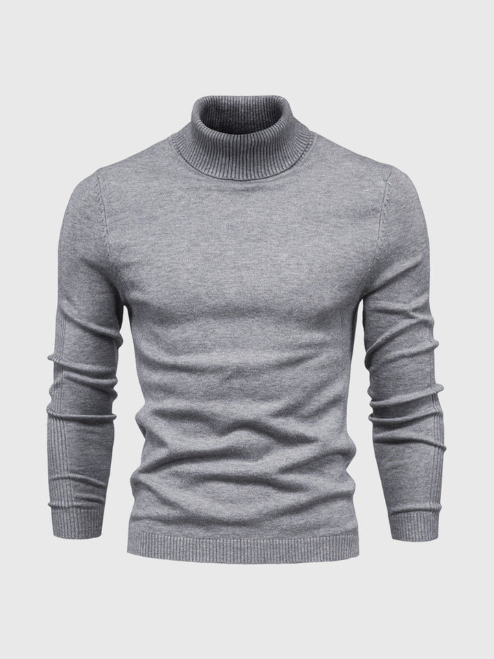 Golf męski Adrien do biura. Formalny i elegancki sweter, doskonale pasuje do marynarki i casualowych zestawów.
