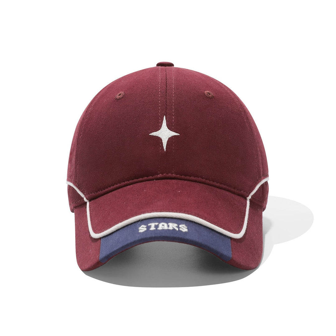Modna czapka uniseks typu baseball z haftem gwiazd, idealna do casualowych stylizacji.