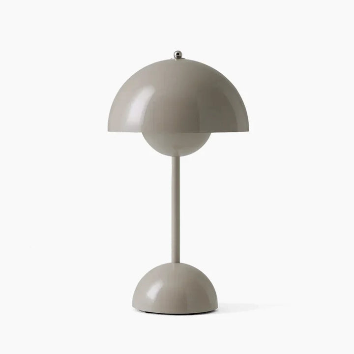 Dekoracyjna lampa stołowa LED, ciepłe światło. Designerskie oświetlenie, lampka nocna z regulowaną jasnością.
