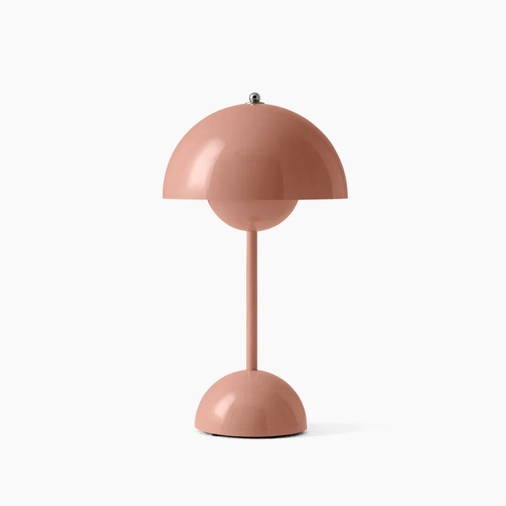 Lampa stołowa LED z ciepłym, nastrojowym światłem. Styl retro, do nowoczesnych wnętrz, oświetlenie domu.