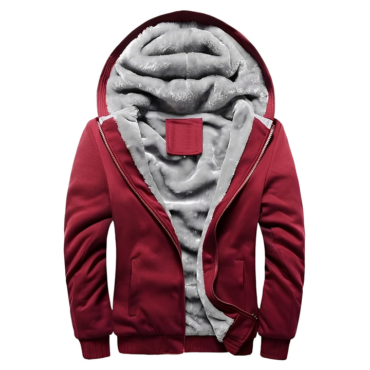 Ciepła męska kurtka zimowa z kapturem. Stylowe okrycie wierzchnie na chłodne dni, idealna na sezon jesień-zima.