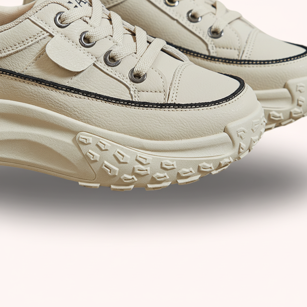 Damskie buty sportowe Betty z antypoślizgową podeszwą PU, zapewniające bezpieczeństwo jesienią i zimą. Wygodne sneakersy.