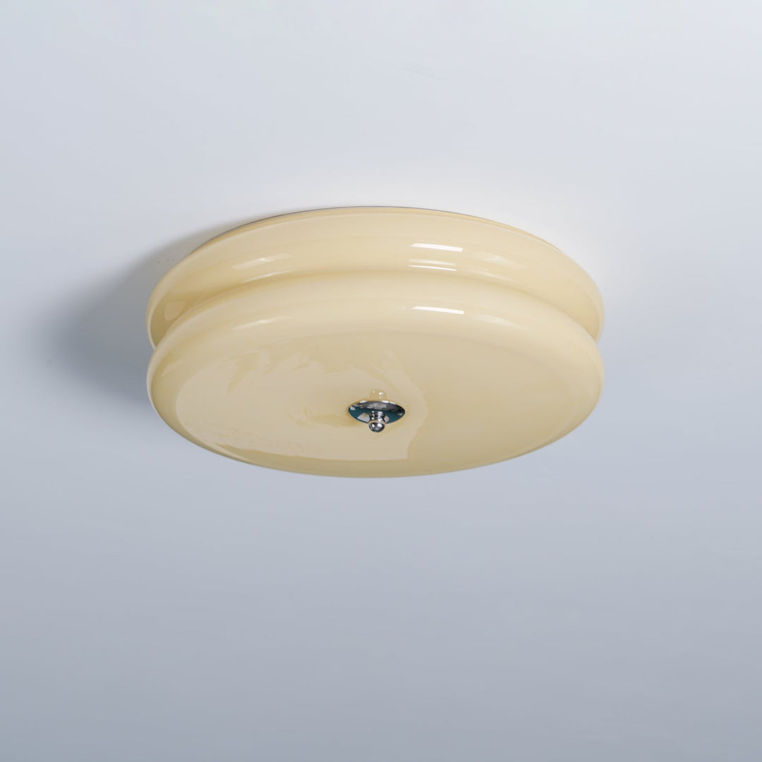 Elegancki plafon sufitowy Art Déco LED, styl vintage, do wnętrz.