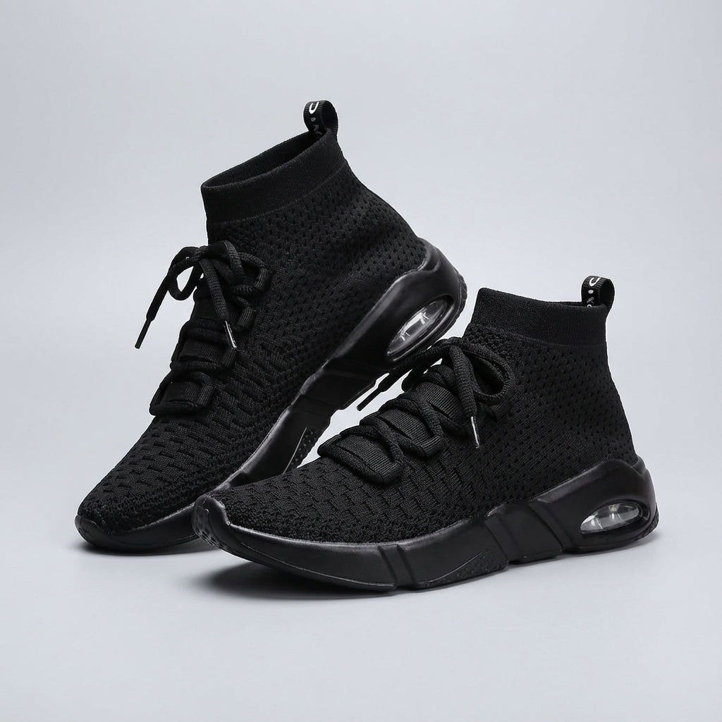 Oddychające buty męskie Curtis z dzianiny, sneakersy sportowe z dobrą amortyzacją. Lżejsze i wygodne.