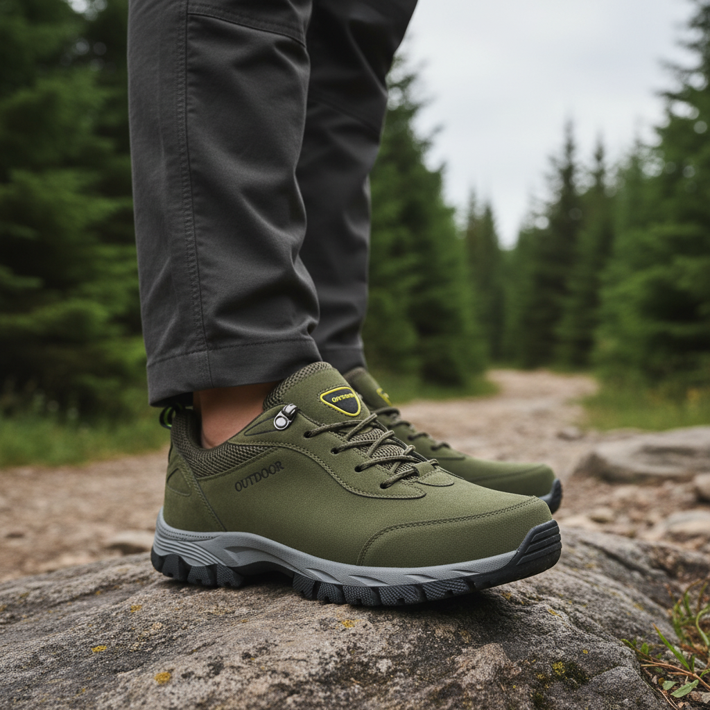 Męskie buty trekkingowe Wesley oddychające i komfortowe, idealne na jesienny szlak.