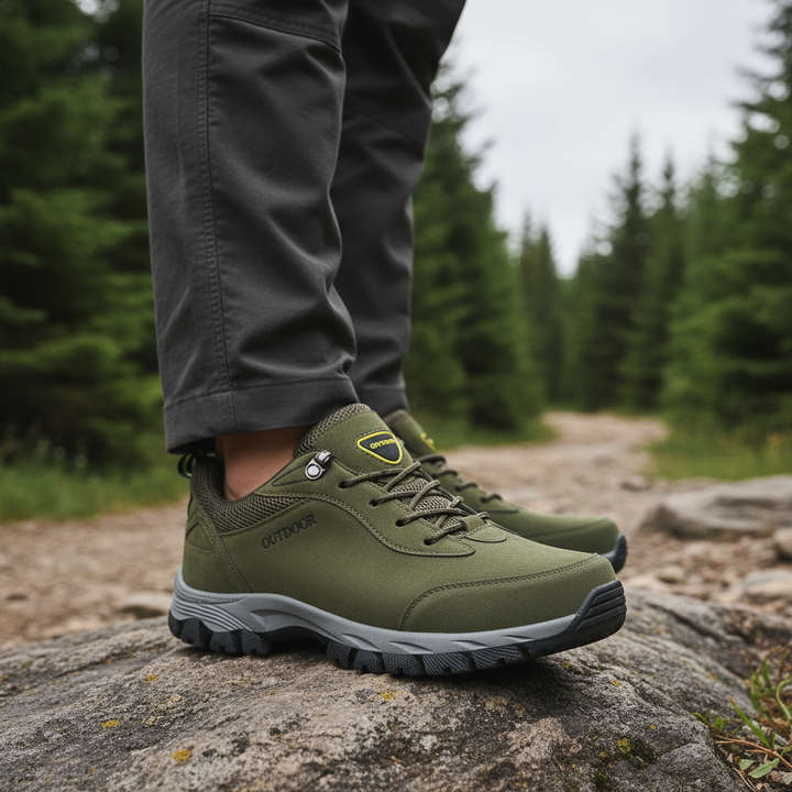Męskie buty trekkingowe Wesley oddychające i komfortowe, idealne na jesienny szlak.