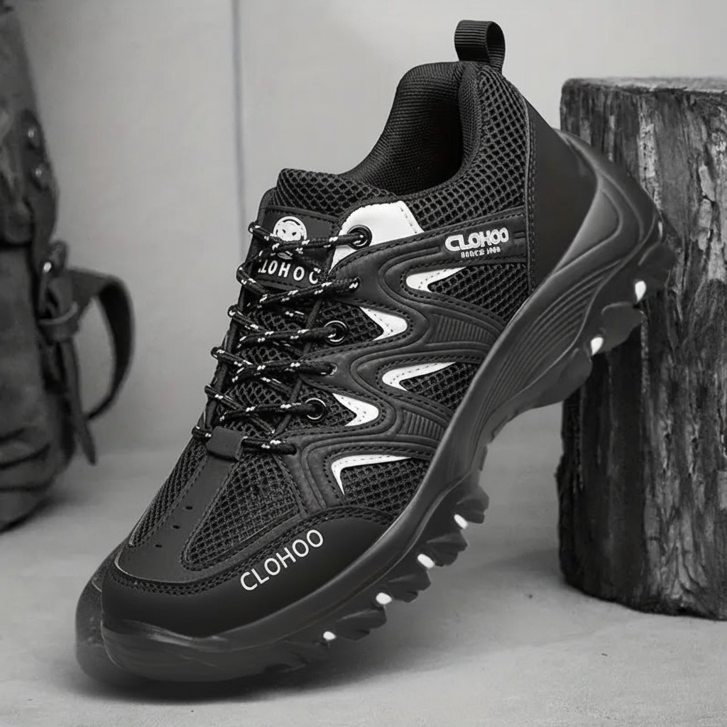 Buty outdoorowe Evan dla mężczyzn, lekkie i wytrzymałe, idealne do różnorodnych aktywności turystycznych.