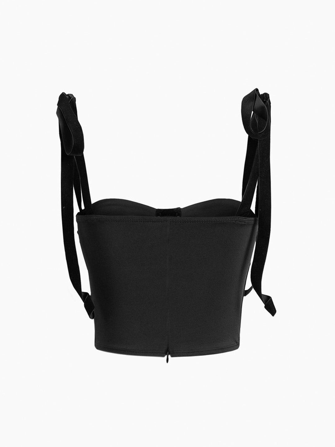 Stylowy damski top gorsetowy na wiosnę. Dopasowany tank top w eleganckim wydaniu, idealny na modne kreacje.