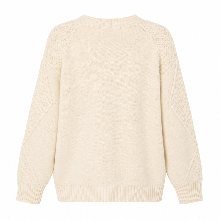 Modny damski sweter kaszmirowy z guzikami. Elegancki, jesienny kardigan, wszechstronna dzianina damska.