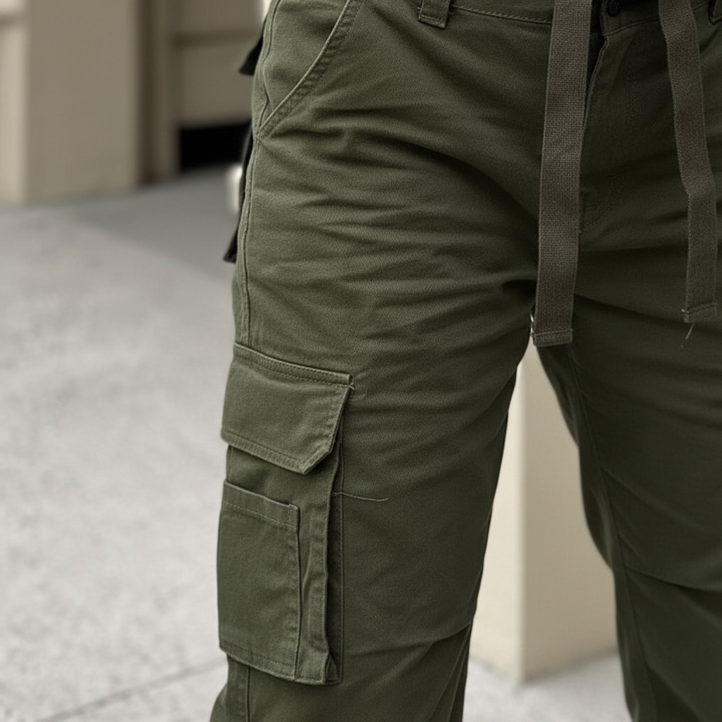 Eleganckie spodnie cargo Mila na jesień/zimę. Luźny krój, komfortowe i uniwersalne do wielu stylizacji.