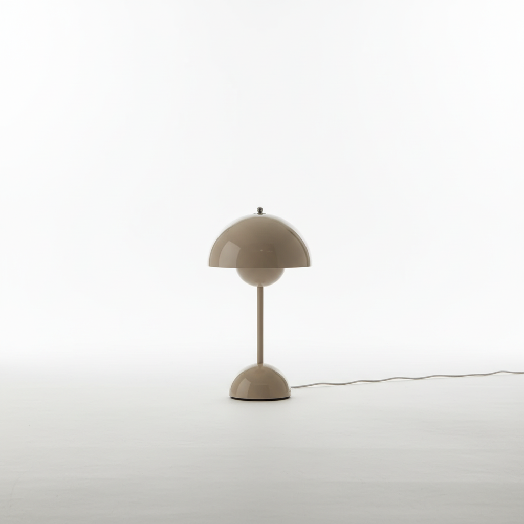 Lampka biurkowa LED MoodSphere z dotykowym ściemniaczem, idealna do pracy i relaksu.