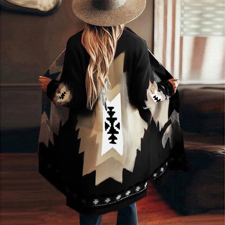 Damski kardigan oversize, ciepły sweter na zimę. Modny, komfortowy i stylowy, idealny na jesień.