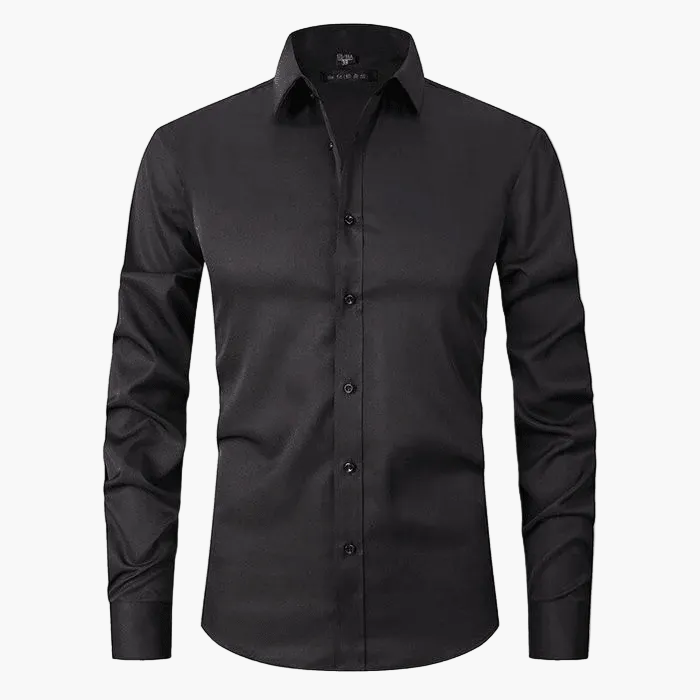 Wyjątkowa koszula biznesowa męska slim fit. Komfortowa, elegancka, odporna na zagniecenia, na co dzień.