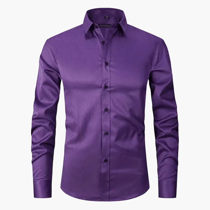 Perfekcyjna koszula biznesowa męska slim fit. Długi rękaw, elegancka, odporna na zagniecenia.