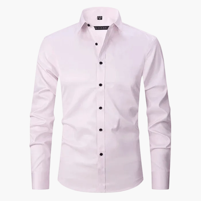 Nowoczesna koszula męska slim fit, elegancka. Długi rękaw, odporna na zagniecenia, smart casual.